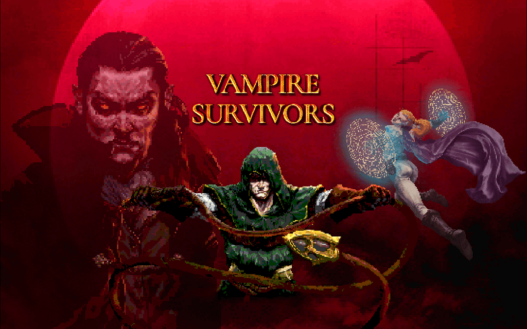 Vampire Survivors loading page